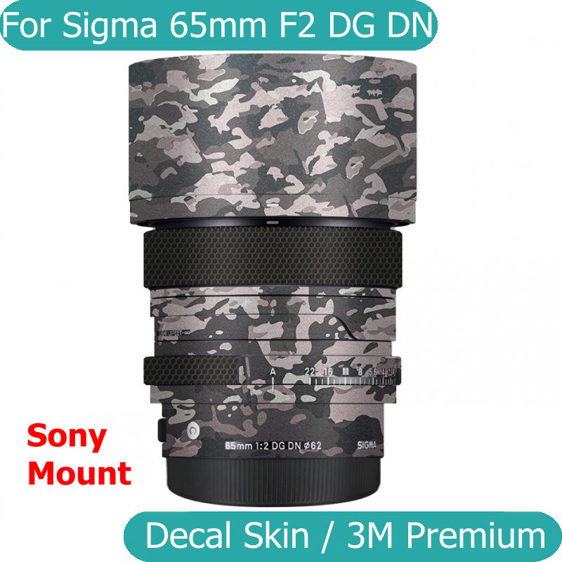 For Sigma 65mm F2 DG DN Contemporary Decal Skin Vinyl Wrap Film Lens Sticker