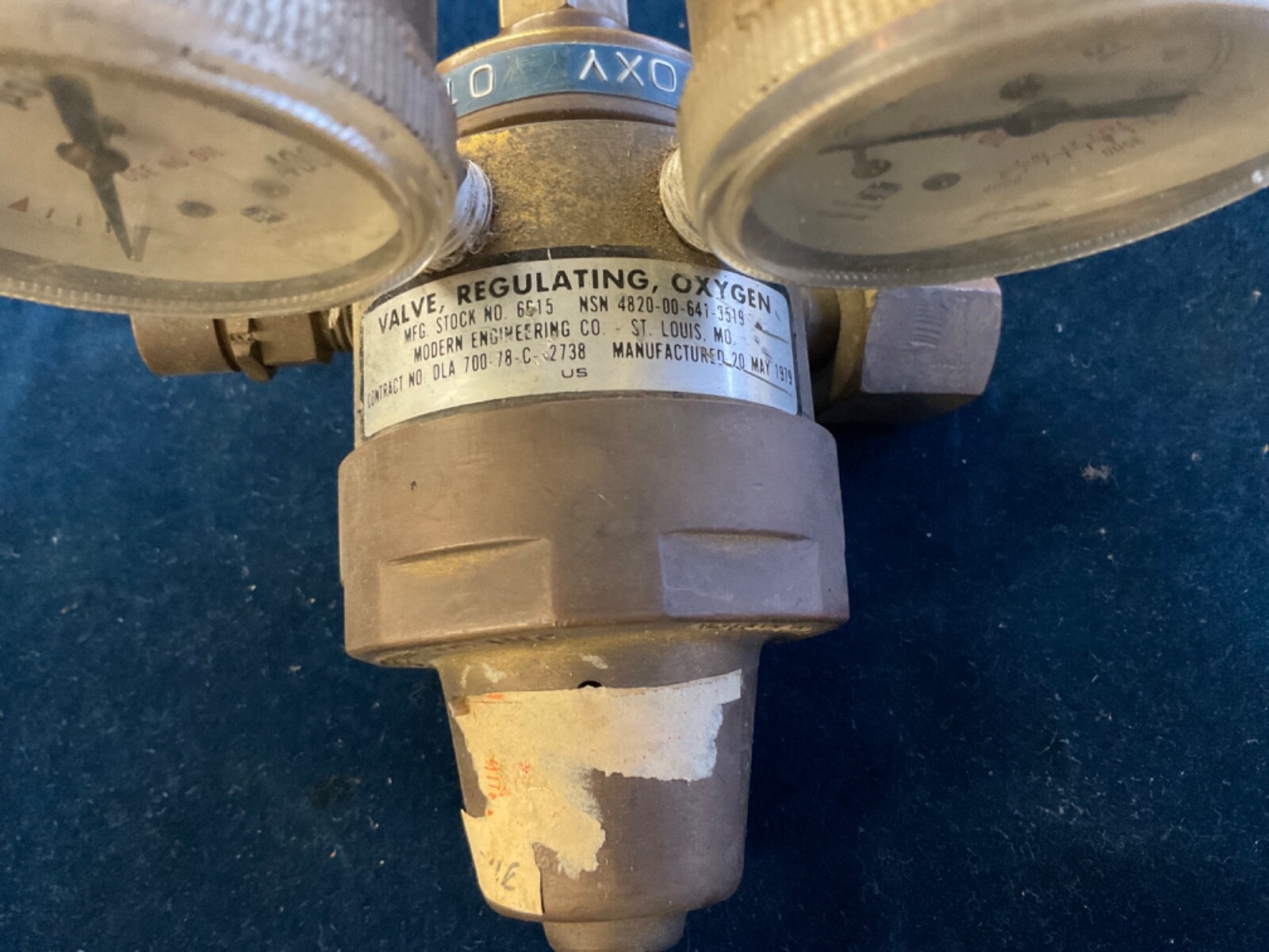 Modern Engineering 6515 Oxygen Regulator