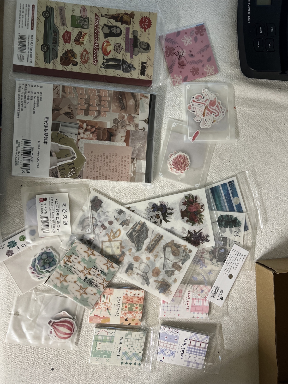 Journalling Papers Set Several Small  Choose Design Albums Cards Craft Scrapbook
