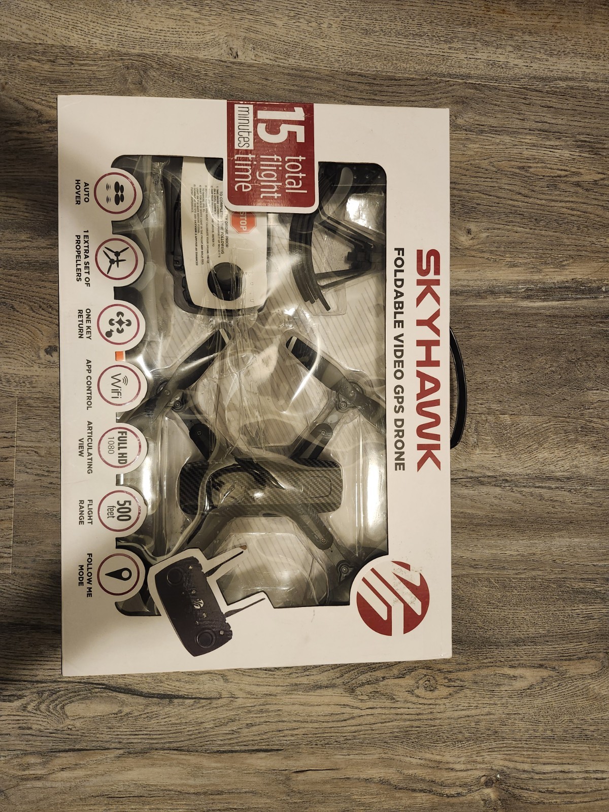Skyhawk Foldable Drone 1080P HD Video Camera GPS WiFi App Control One Key Return