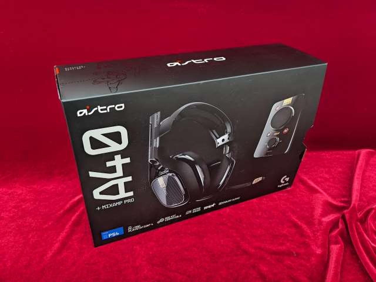 Logitech A40TR-MAP Wired Gaming Headset Open-back with MixAmp Pro TR, Used