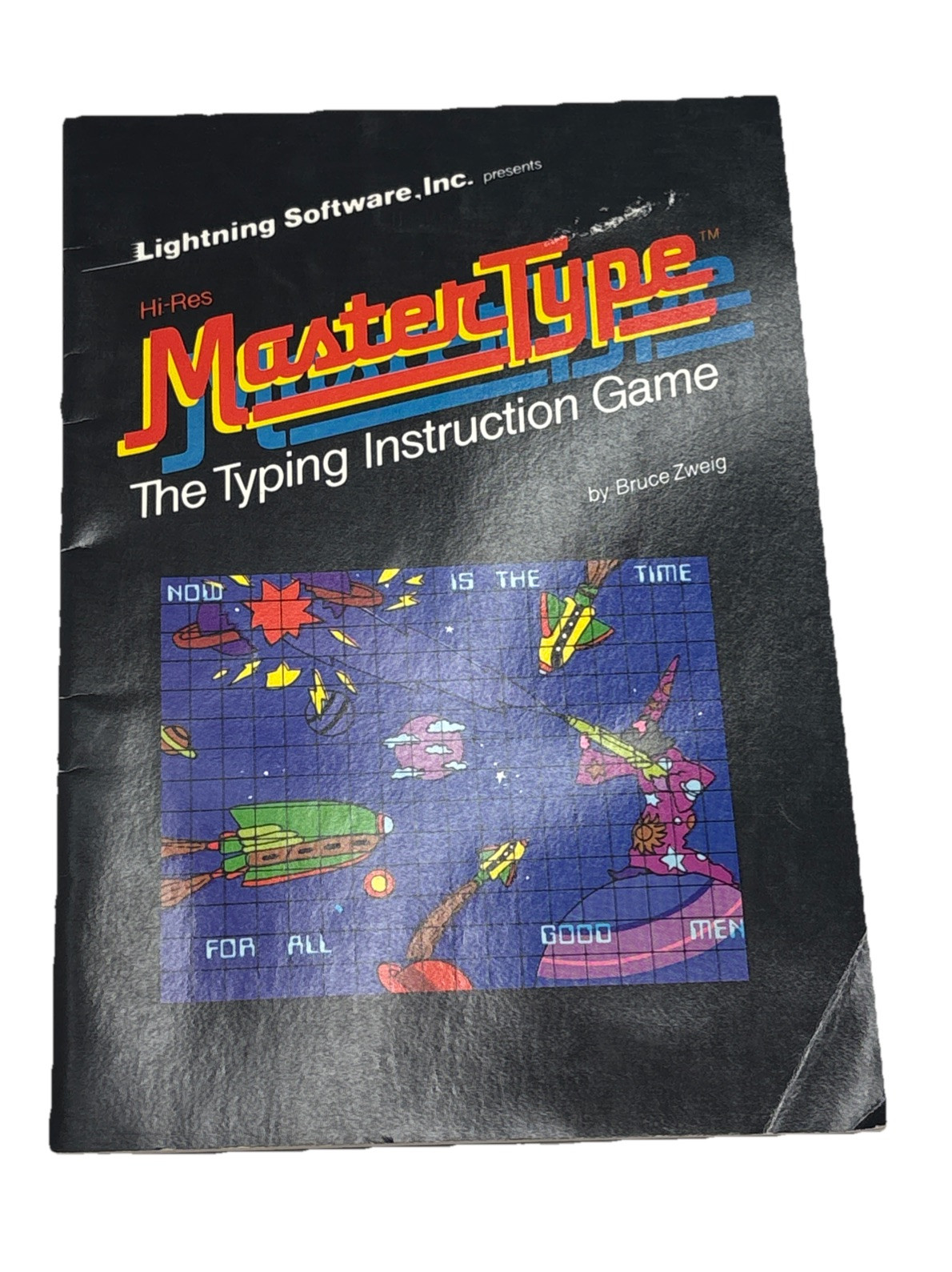 Master Type Book Hi Res Lightning Software  Typing Instruction Game Bruce Zweig
