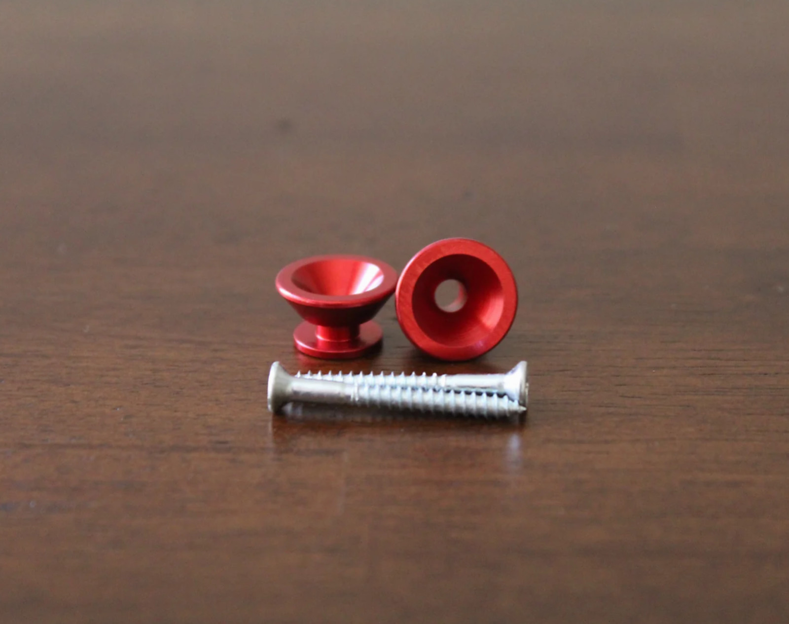 Strap pin set of 2, Crimson Red