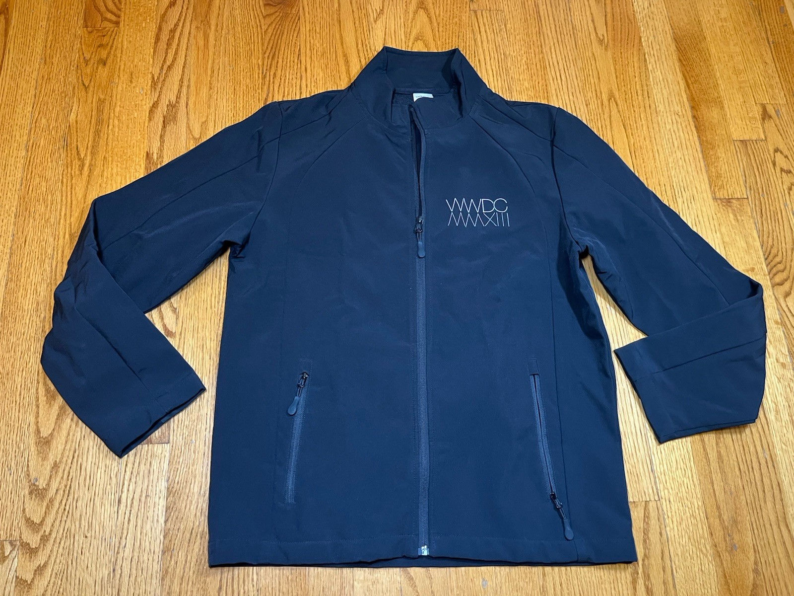 APPLE WWDC 2013 SOFT SHELL JACKET Medium Black XCode Swift Developer OS M iPod