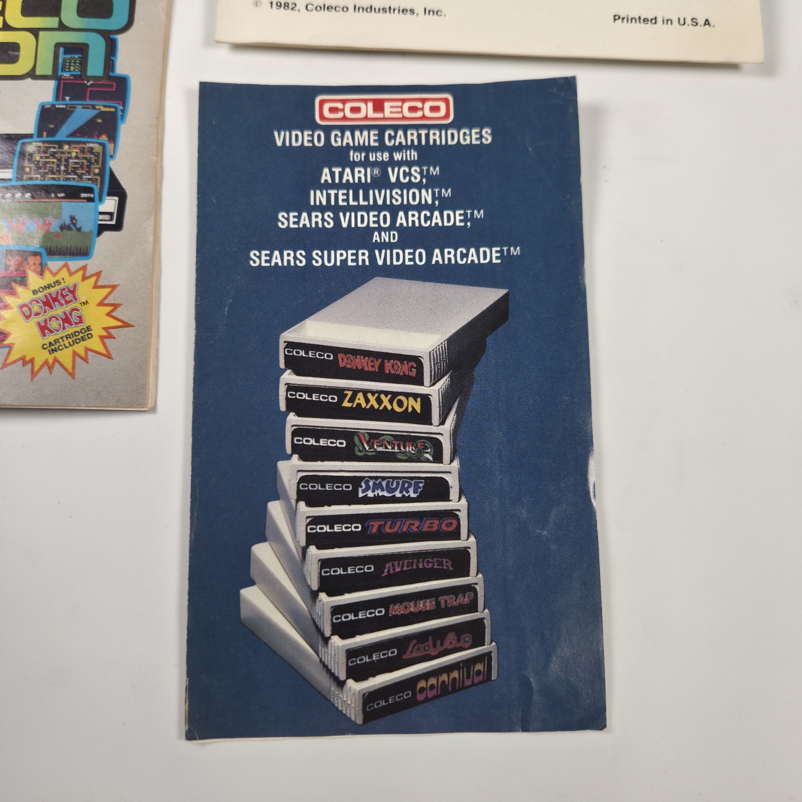Coleco Vision Misc Manuals and Inserts