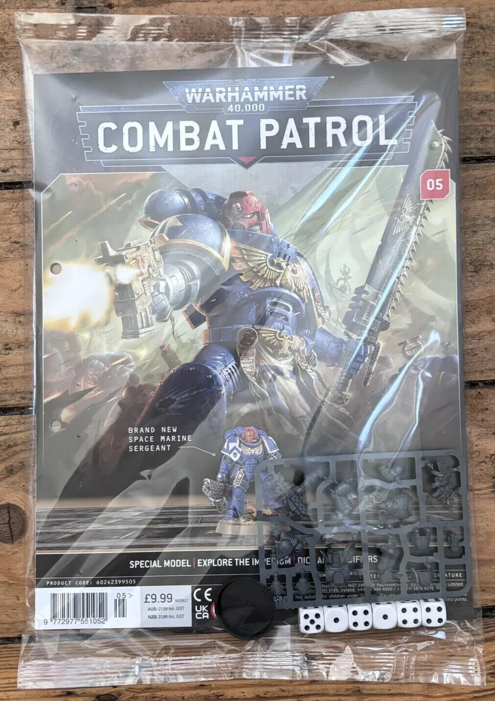 Games Workshop Warhammer 40k Combat Patrol Issue 05 New Infernus Marine Sergeant