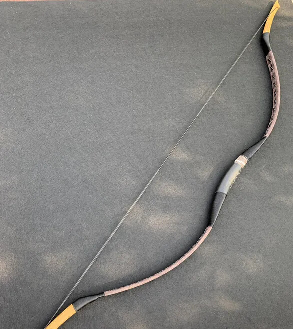 20-60lbs Traditional Recurve Bow Practice Archery Handmade Wooden Longbow