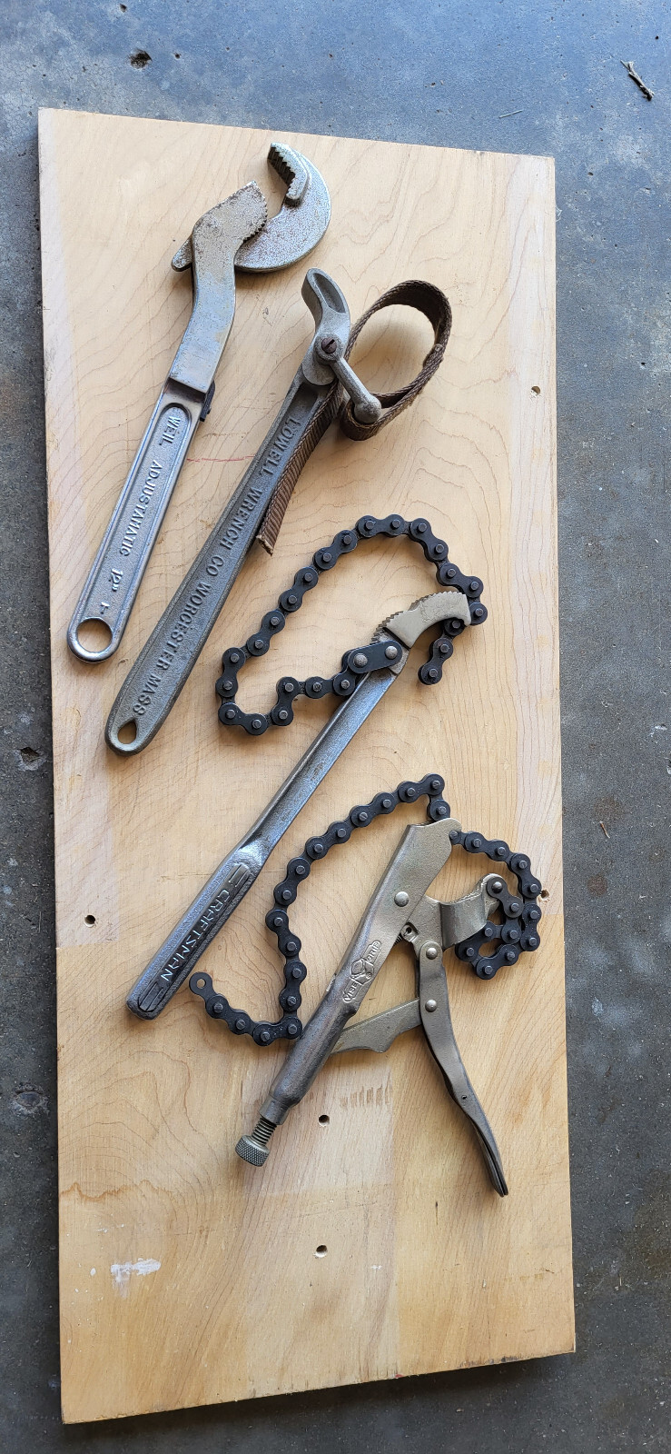Vintage Misc Pipe Wrench Lot