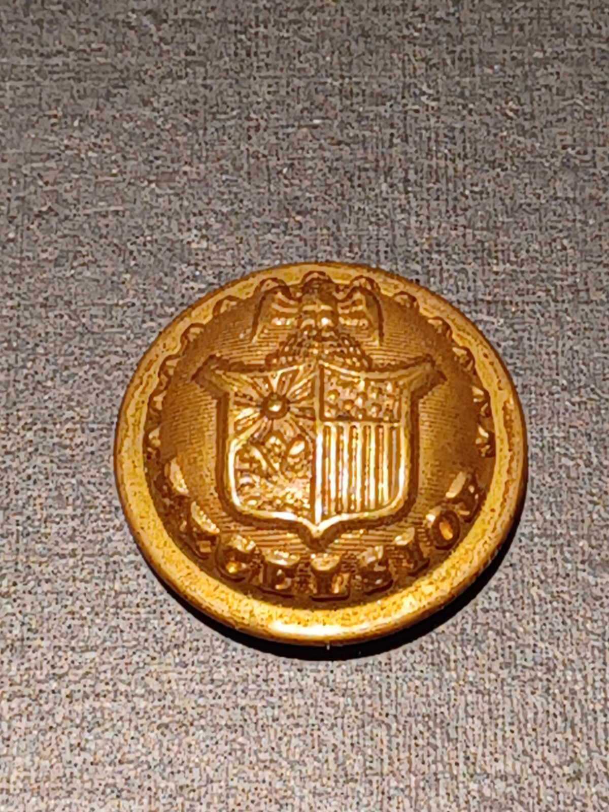Lot of 1 military button, Brass Color John Boylan Ny