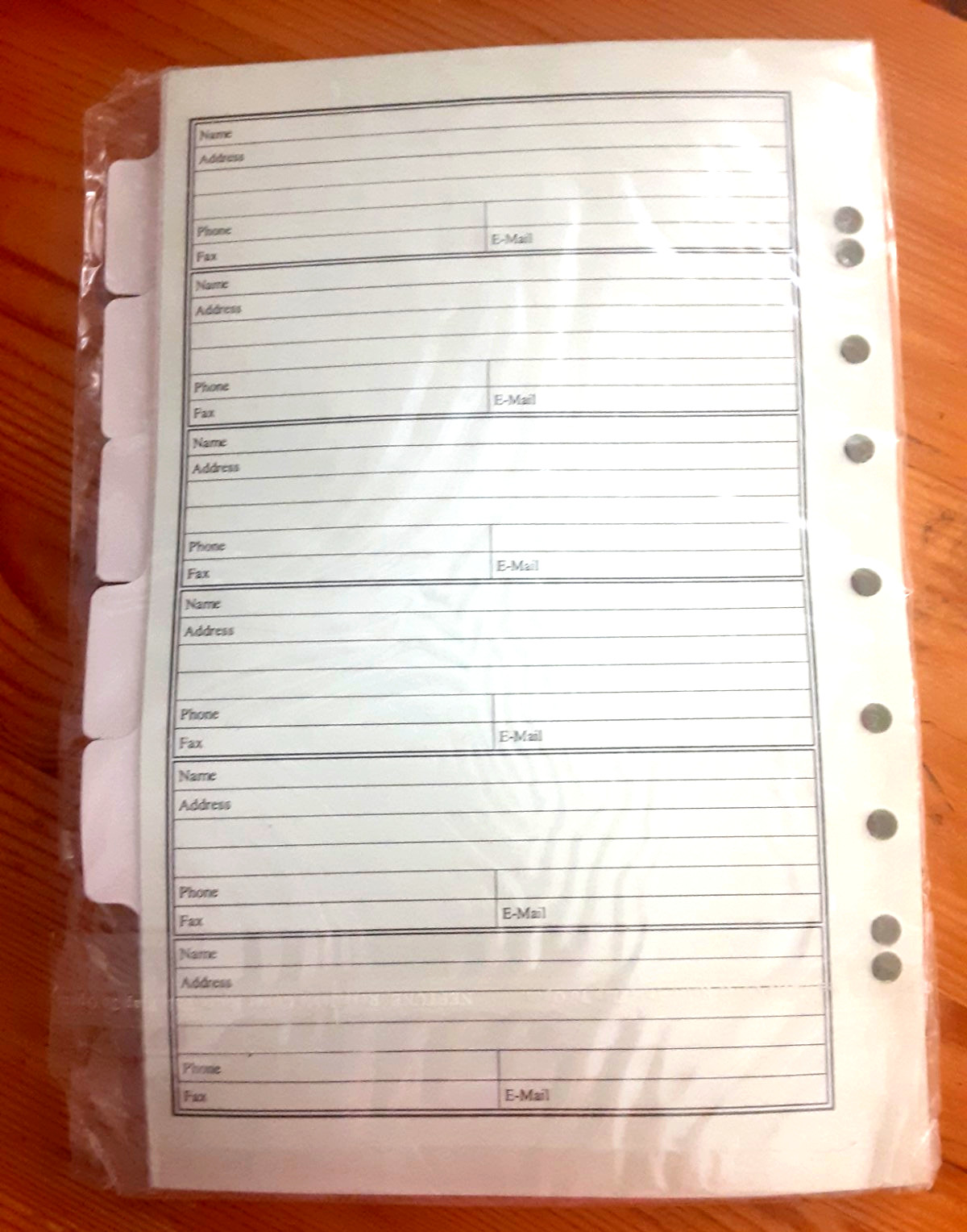 Trident Dive Log Book Refill Sheets — #B300 (Factory Sealed)