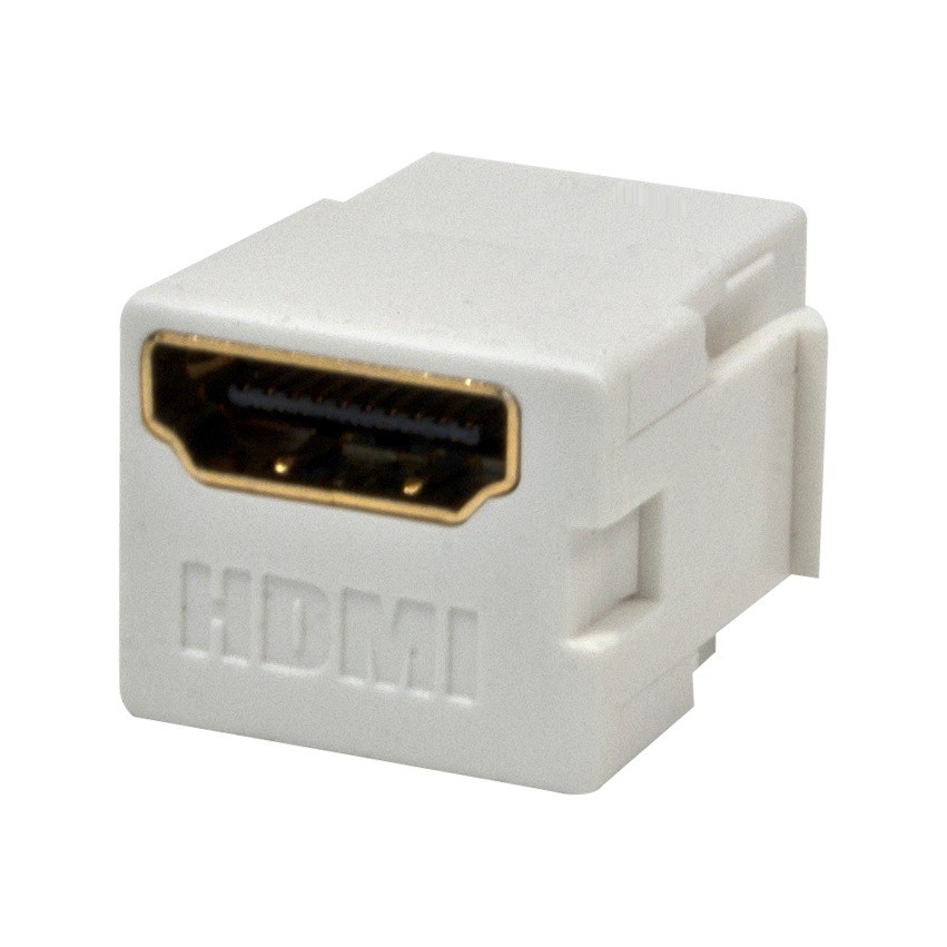 Keystone Insert  HDMI High Speed Keystone Insert Coupler WHITE AF  329-00400WH