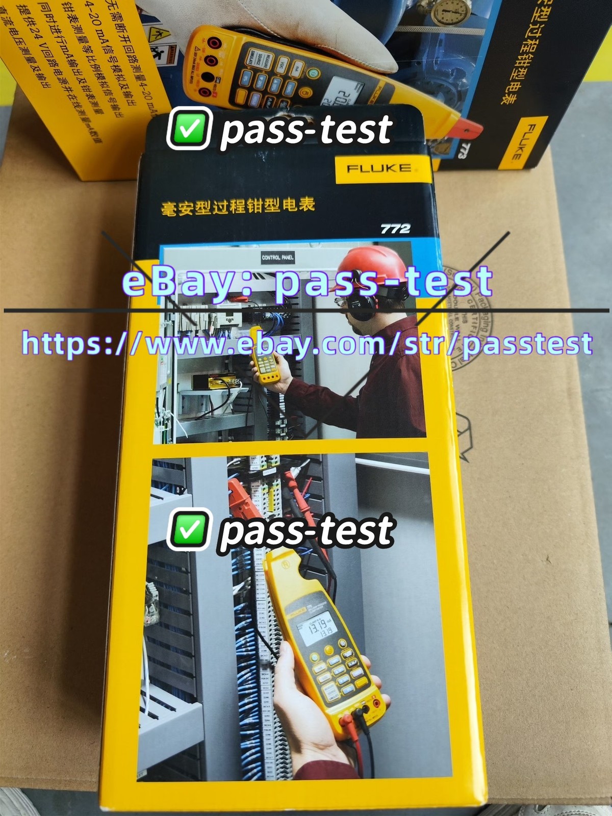 1PCS FLUKE Fluke 772 Milliamp Process Clamp Meter Tester WITH SOFT BAG