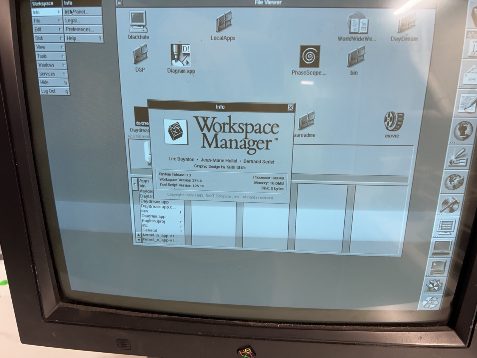 Rare Vintage NextStation N4000A  NON- ABD Monitor Works (monitor only)!!