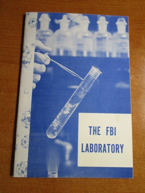 Vintage FBI The Story of Federal Bureau Laboratory Pamphlet  RARE! 1974
