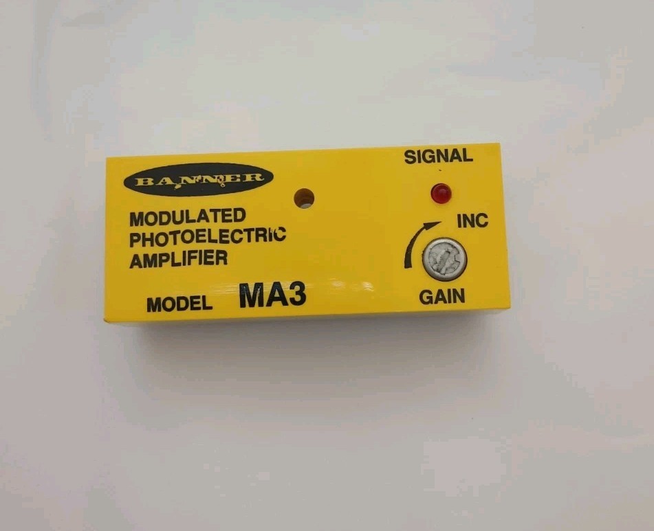 Banner Modulated Photoelectric Amplifier Model ma3