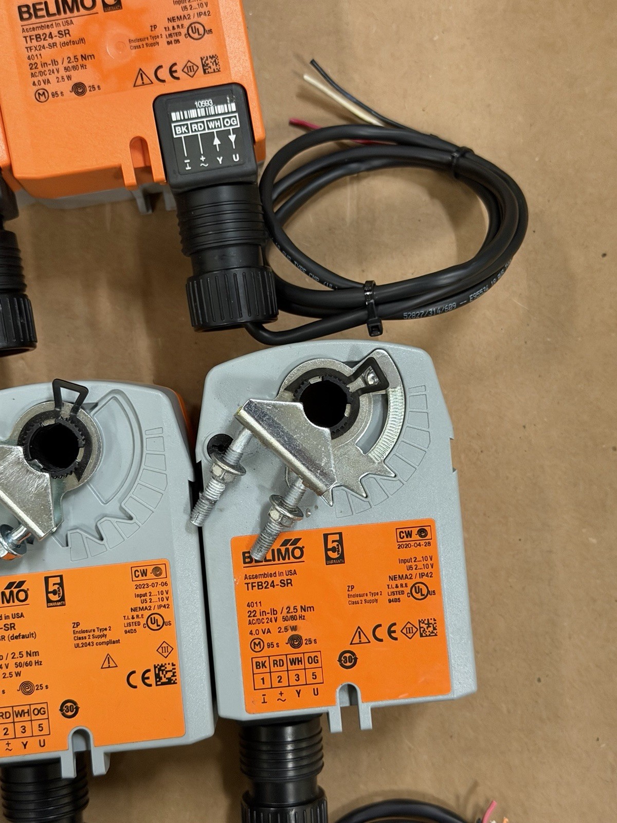 Belimo Model Number # TFB24-SR Damper Actuator Tested & Working Used (1)
