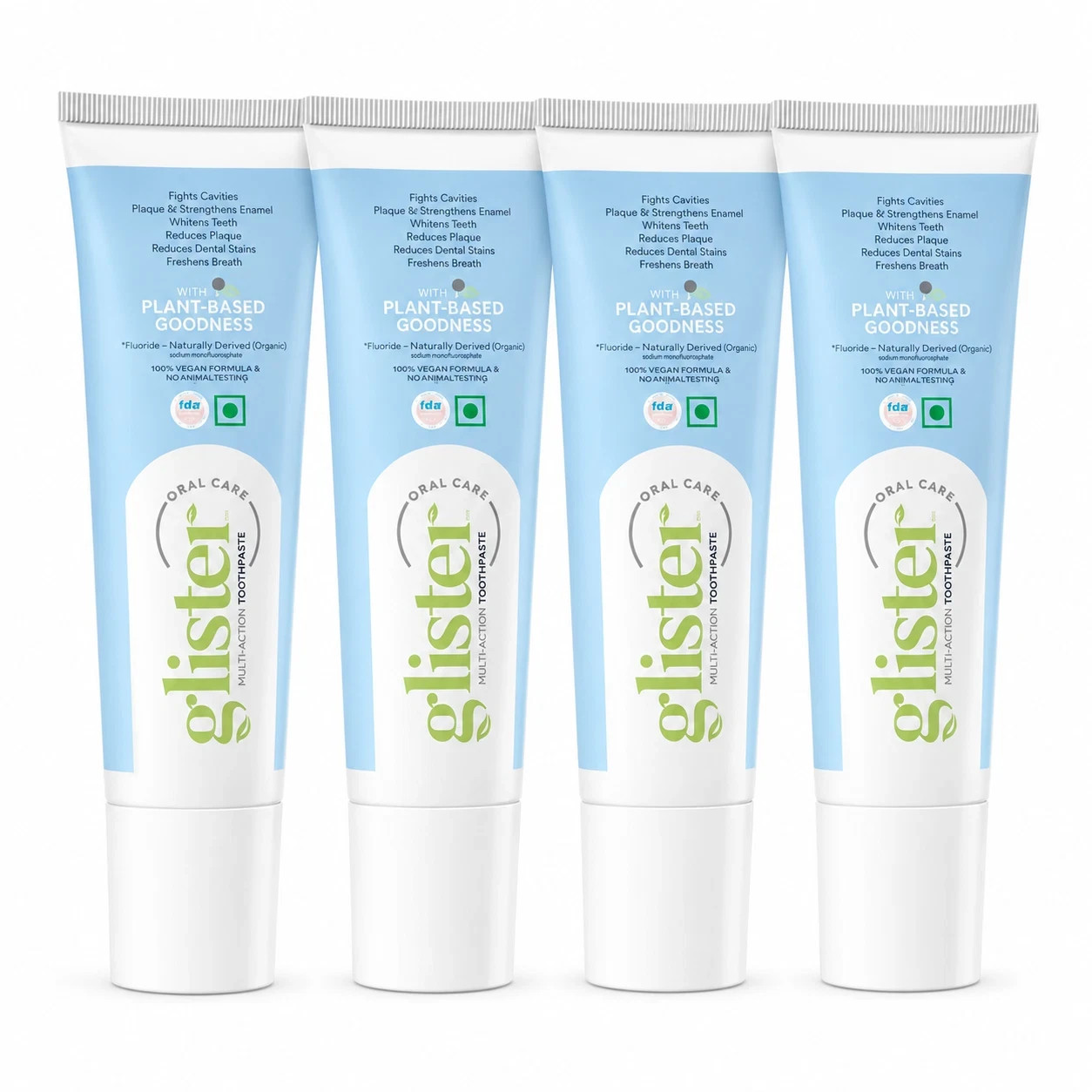 4X Amway Glister Toothpaste 200gm Each - Long Expiry & Free Ship