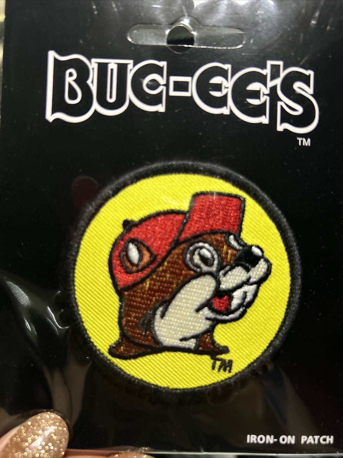 Buc-ee's Bucee’s Beaver Round Logo Embroidered Iron-on Patch | Sealed