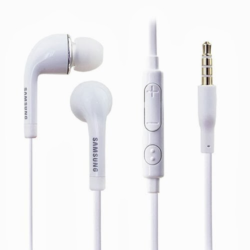 Original OEM Samsung 3.5mm Stereo Headset Earphones for S7,S8 S9 Note 5 8 9 flat