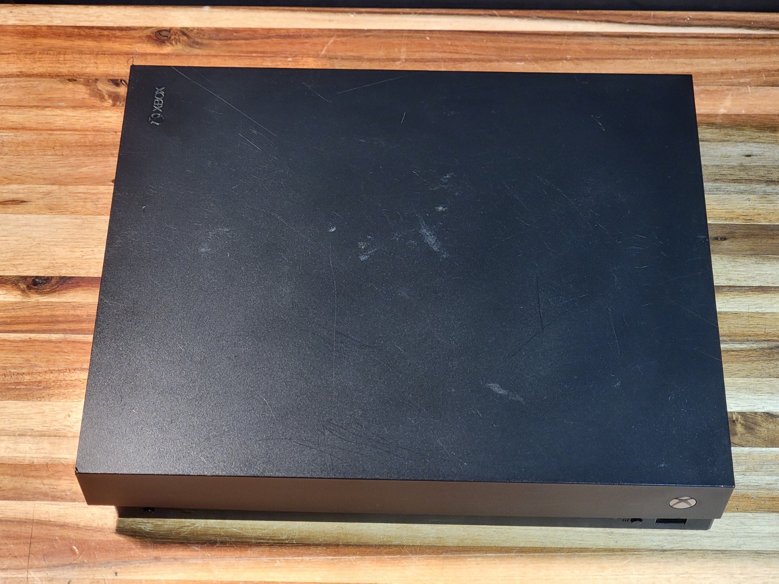 Microsoft Xbox One X 1TB Black Console, Bundle w Power Cord, 3 Games, Controller