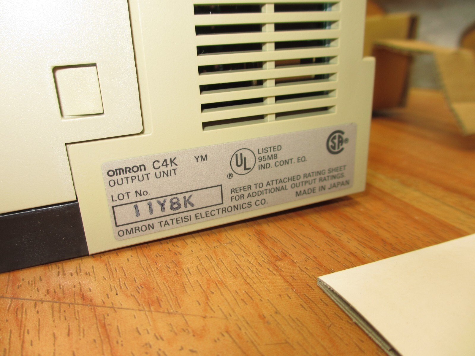 OMRON C4K-OT2 *NEW* Output Module Sysmac Programmable Controller PLC