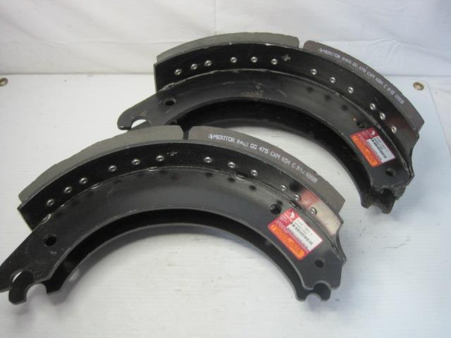 9263 Lot(2) Meritor Brake Shoes 3222-L-2196 Lining 6" wide R403 SR4034715QP