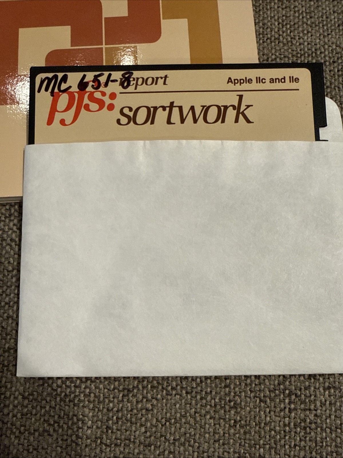 PFS: Report Apple Software & Manual 5.25" Report & Sort work IIc and IIe