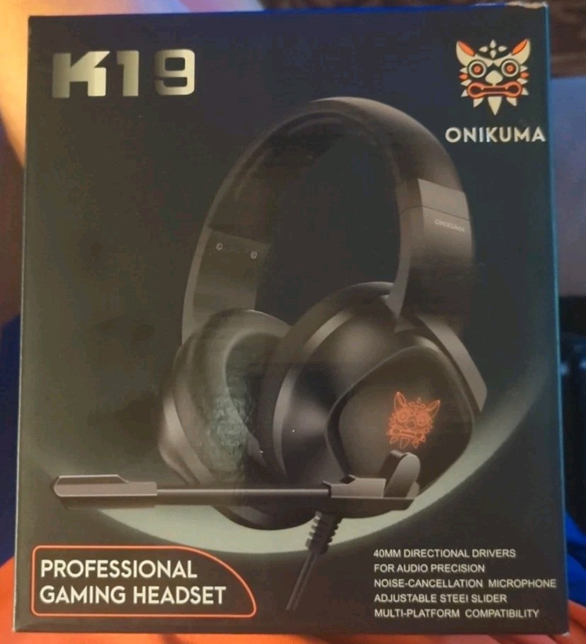 ONIKUMA K19 Professional Gaming Headphone with RGB LED Backlight
