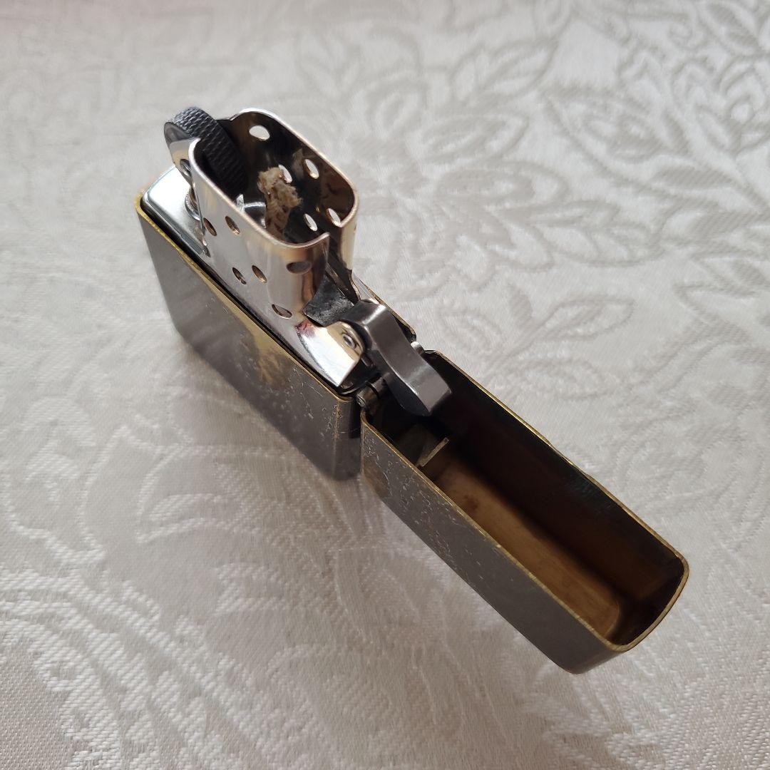 Hope Zippo lighter, 2000 model, antique brass