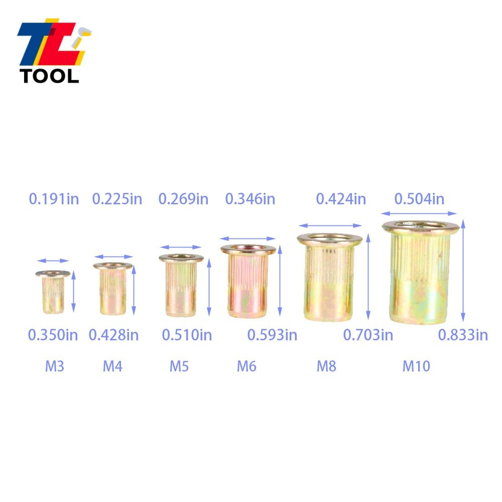 900 Pcs Rivet Gun Nuts Tool High Quality Thread Set Tool Nut Setter Riveter