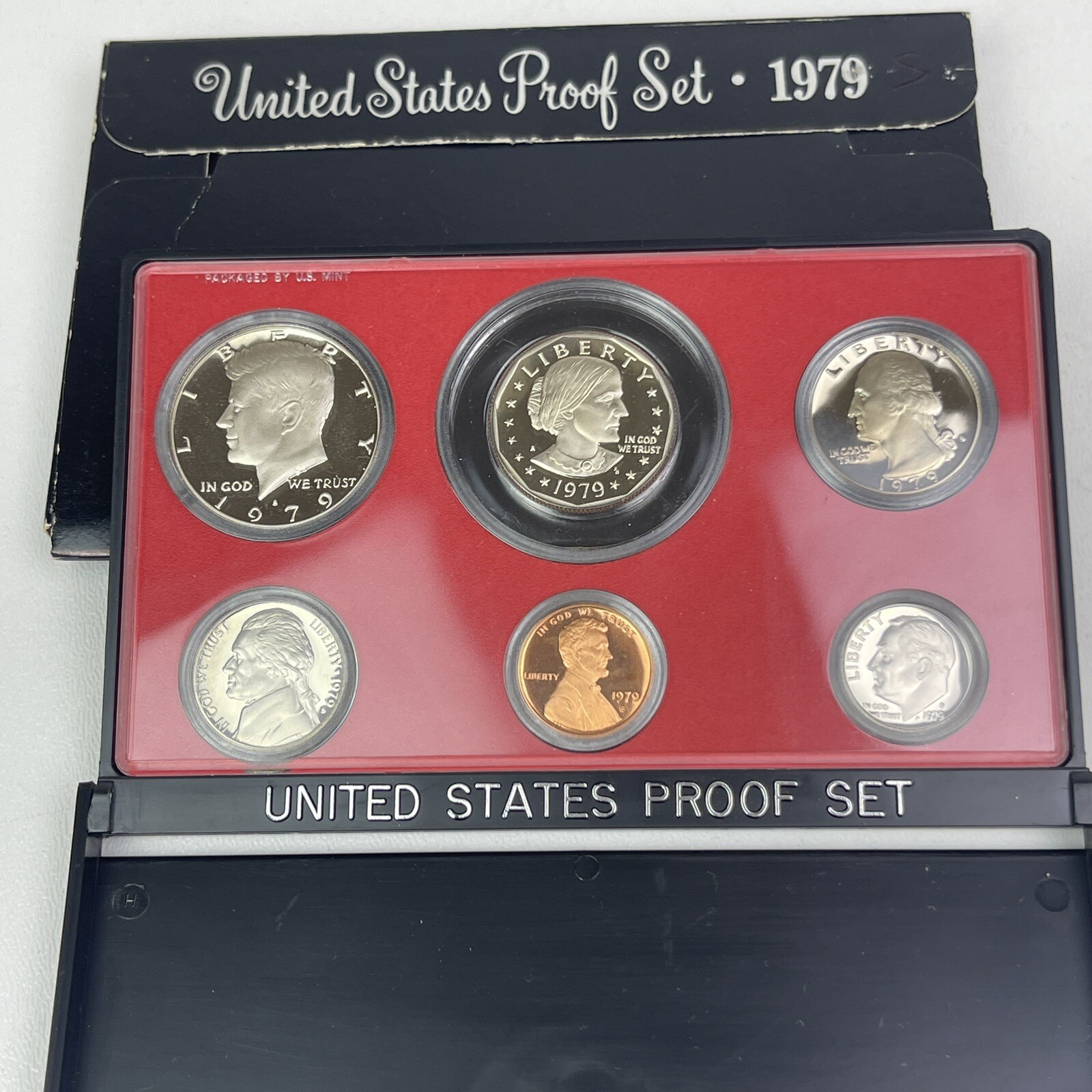 1979 Clad Proof Set Type 1 U.S. Mint Government Packaging OGP