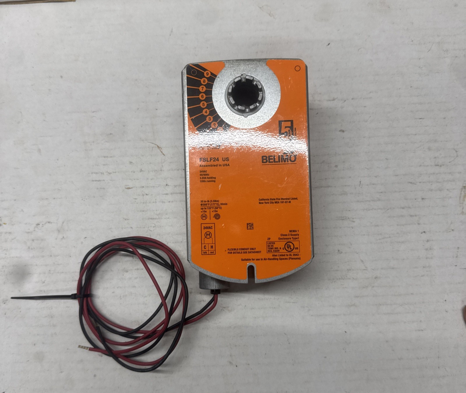 Belimo Md FSLF24 US 24Vac 50/60Hz ELJ-02