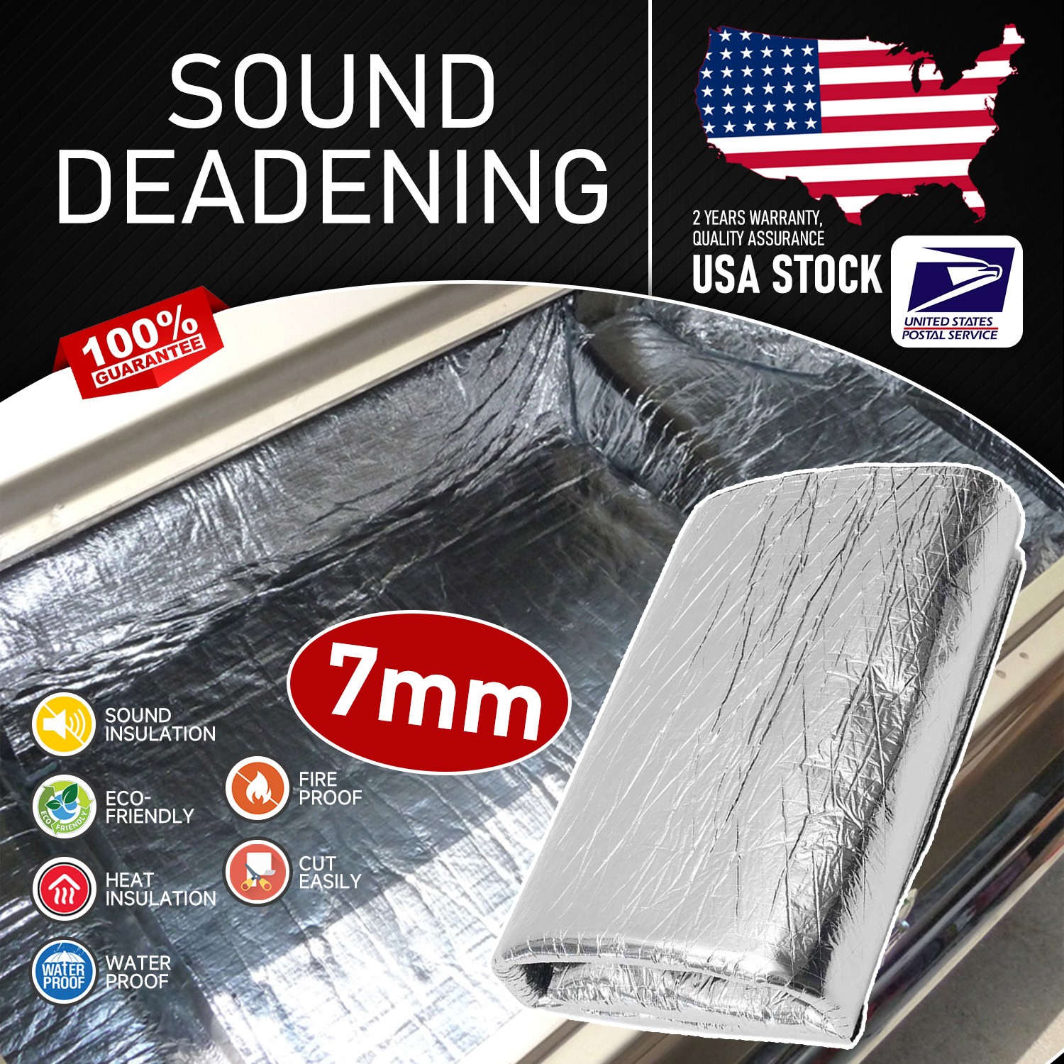 42CM Wide Fireproof Silencing Heat Insulation Mat For High temperature equipment