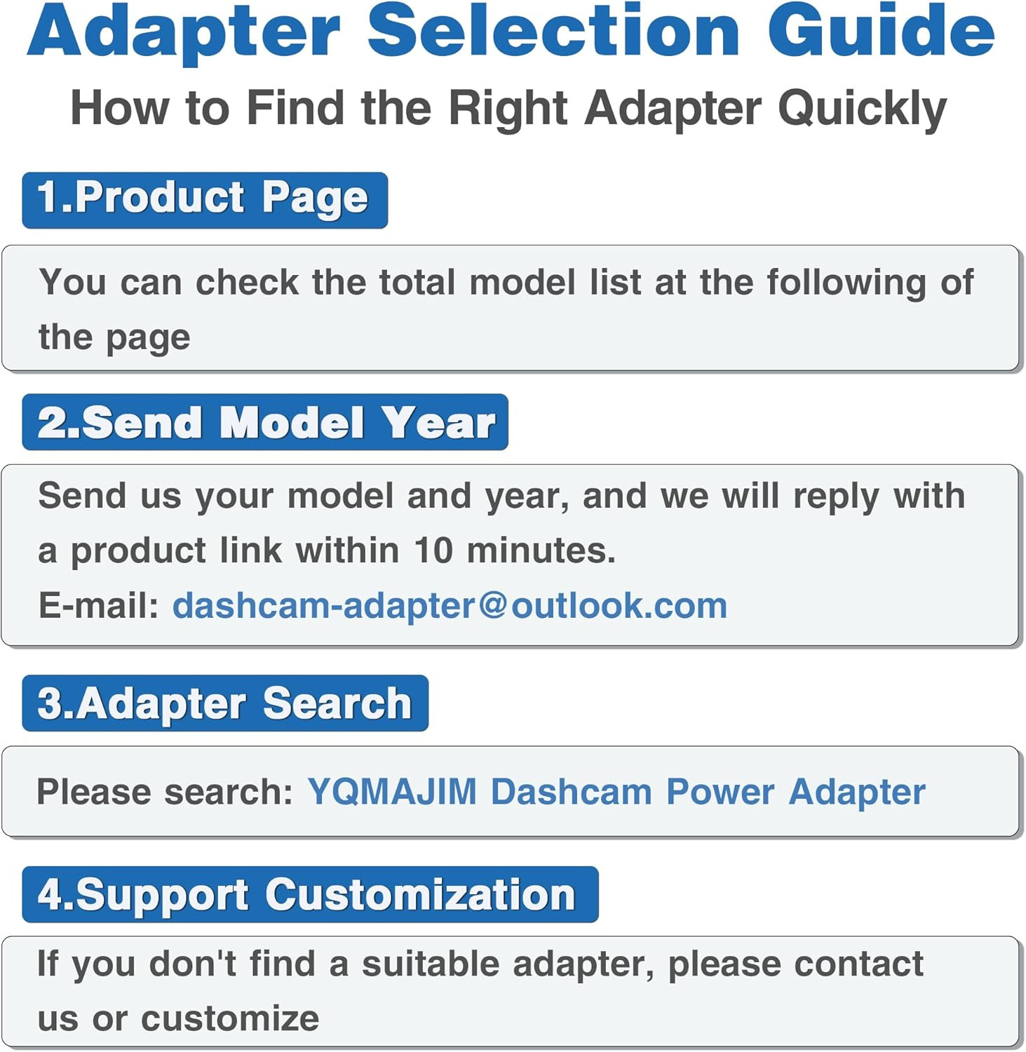 Dashcam Power Adapter,(10P Typee) Compatible with Select Mazda 2017+ CX5, CX9 wi