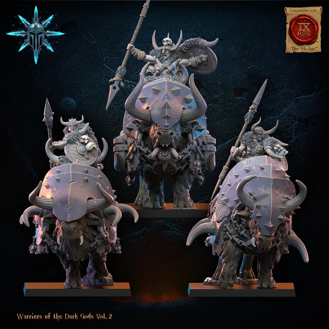 Wasteland Stompers - 28-32mm Warriors Of The Dark - Resin Tabletop Miniature