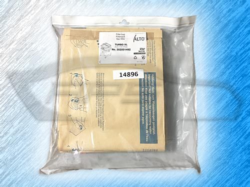 CLARKE/ALTO WAP 10 GALLON VACUUM BAGS FOR TURBO - 302001492 - 14896 - 5 BAGS/PK