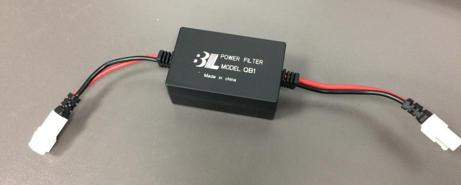 BL Noise Filter with Kenwood/Hytera Plug, Model QB1, 25V In Max