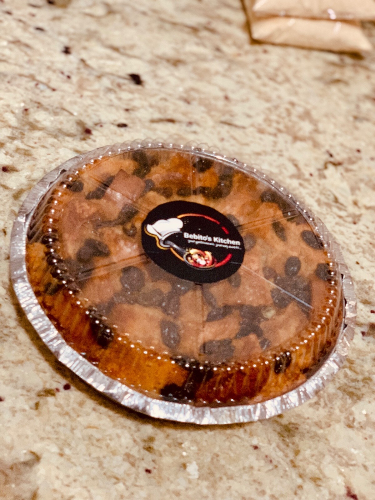 Traditional Jamaican Bread Pudding / 3lbs / 8” Pan