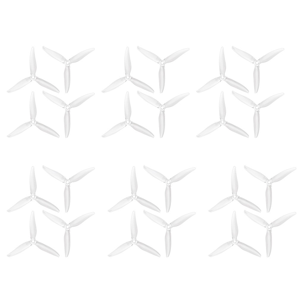 12 Pairs GEMFAN 51366 MCK ReV3 3-Blade Propellers FPV Racing Drone Props