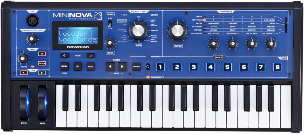 Novation MiniNova MiniKeys Synthesizer