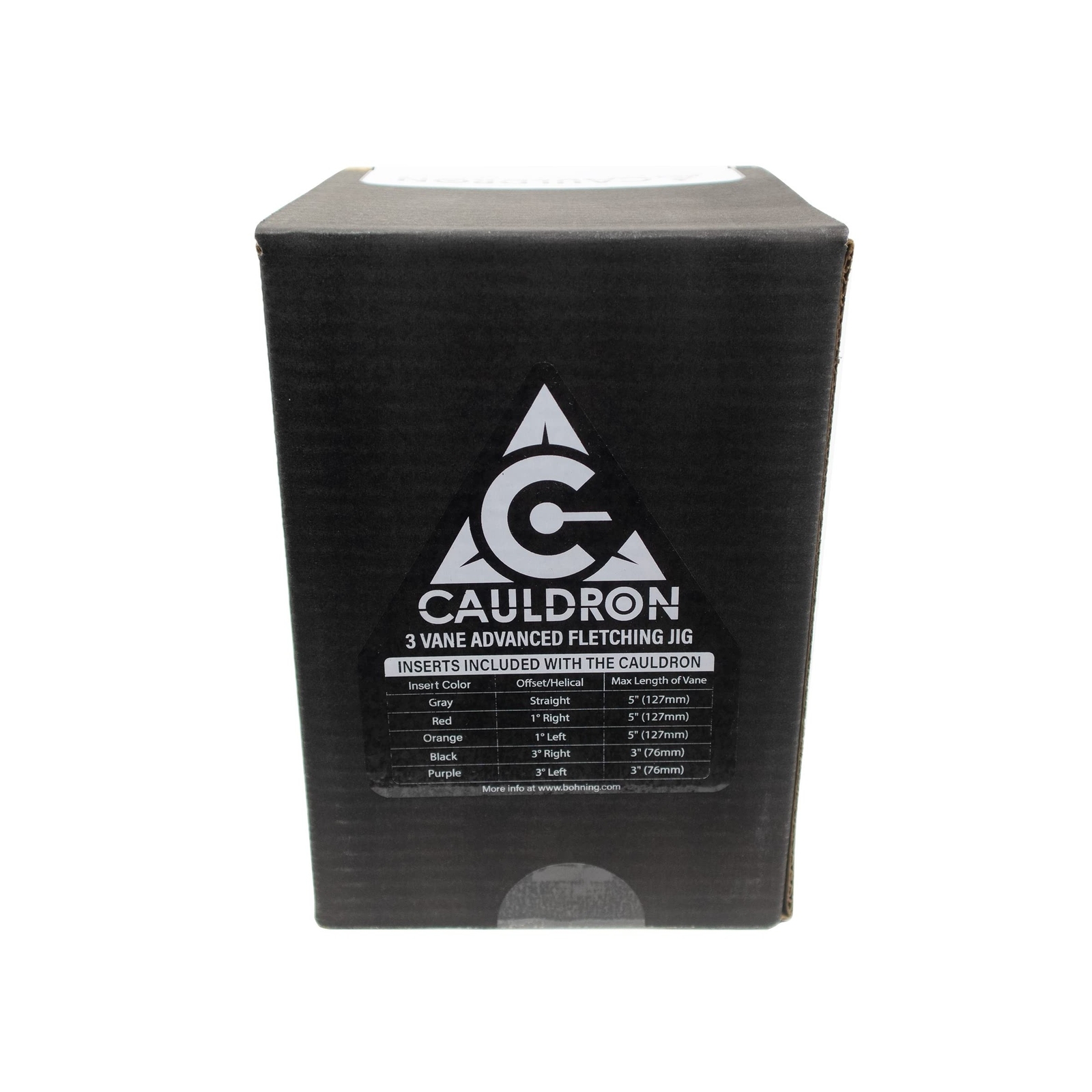 Bohning Complete Cauldron Fletching Jig Black