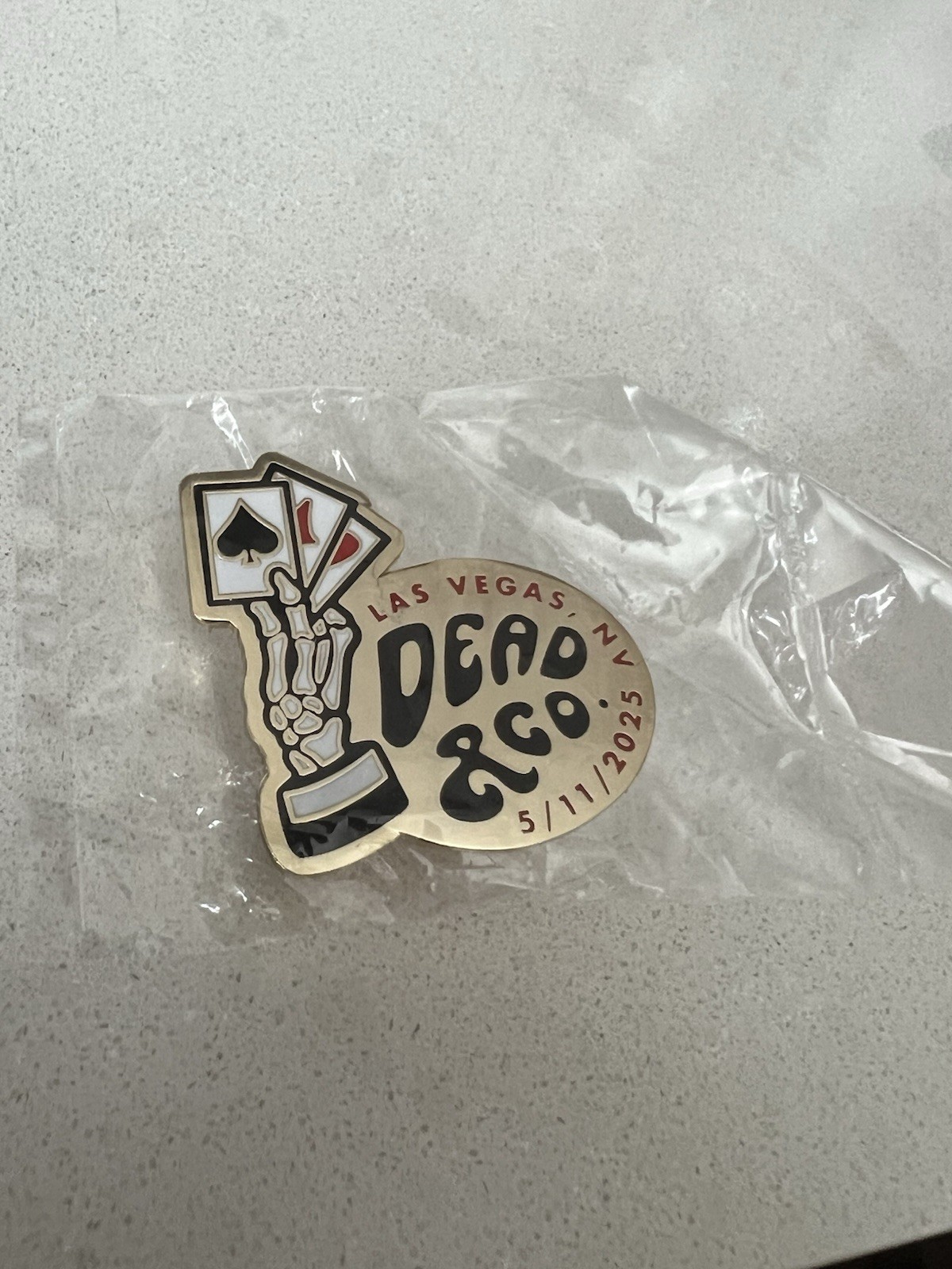 2025 Dead & Company Las Vegas Sphere Daily Show Pin - Sunday 5/11