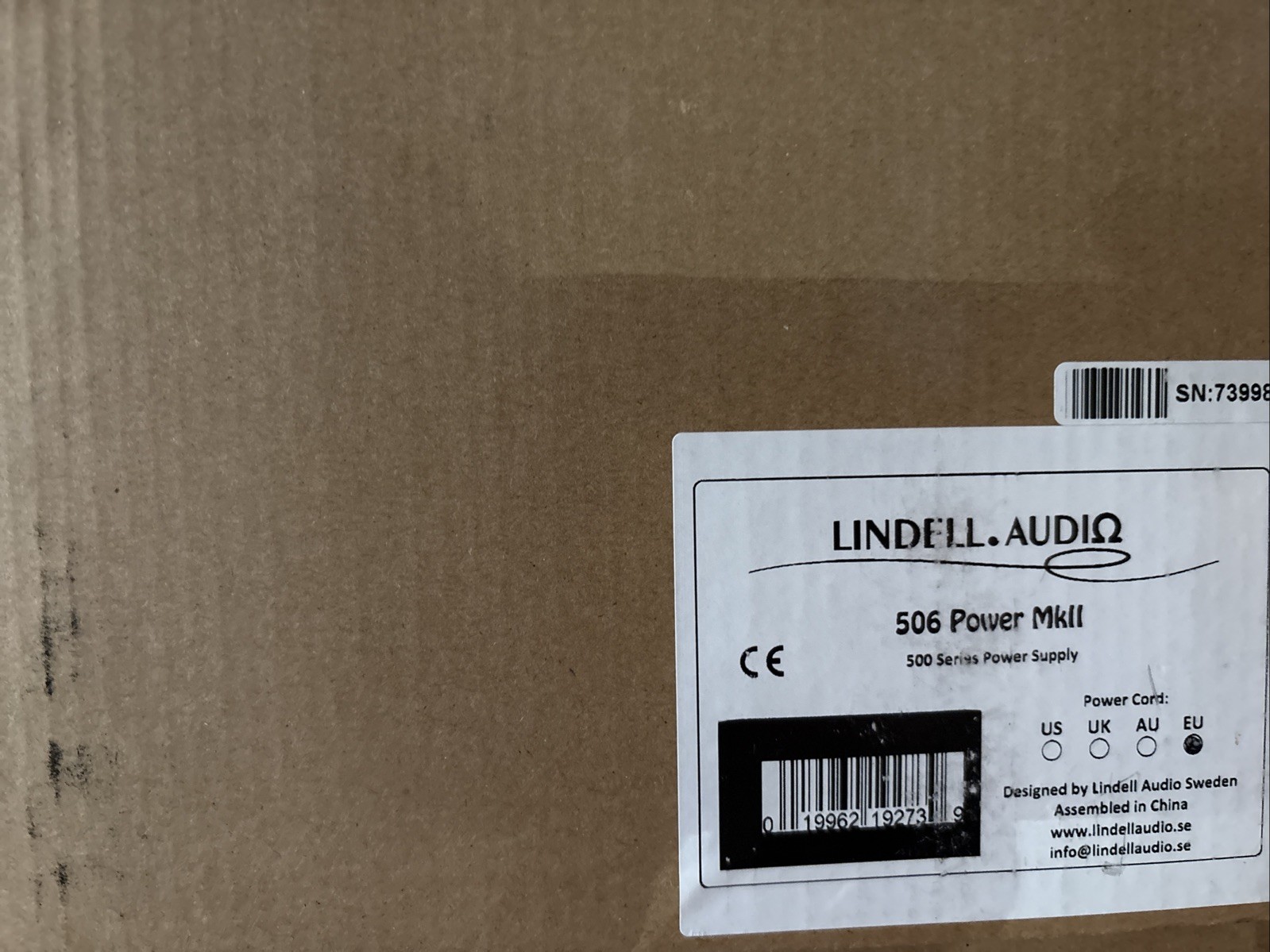 506 Power MK II 6-Slot 500 Series Chassis