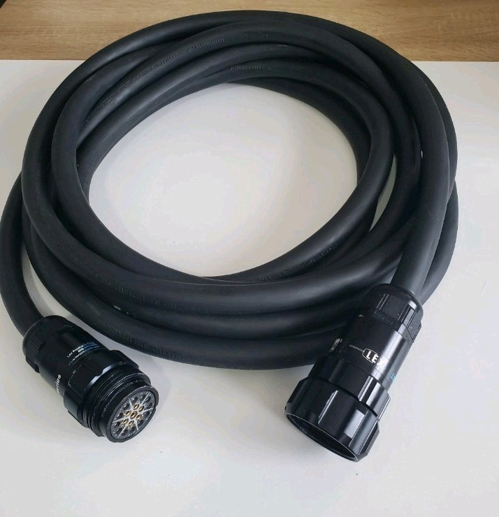 15 FT LEX Molded 19 Pin Multi Conductor Socapex Soco 12/14 Extension Cable
