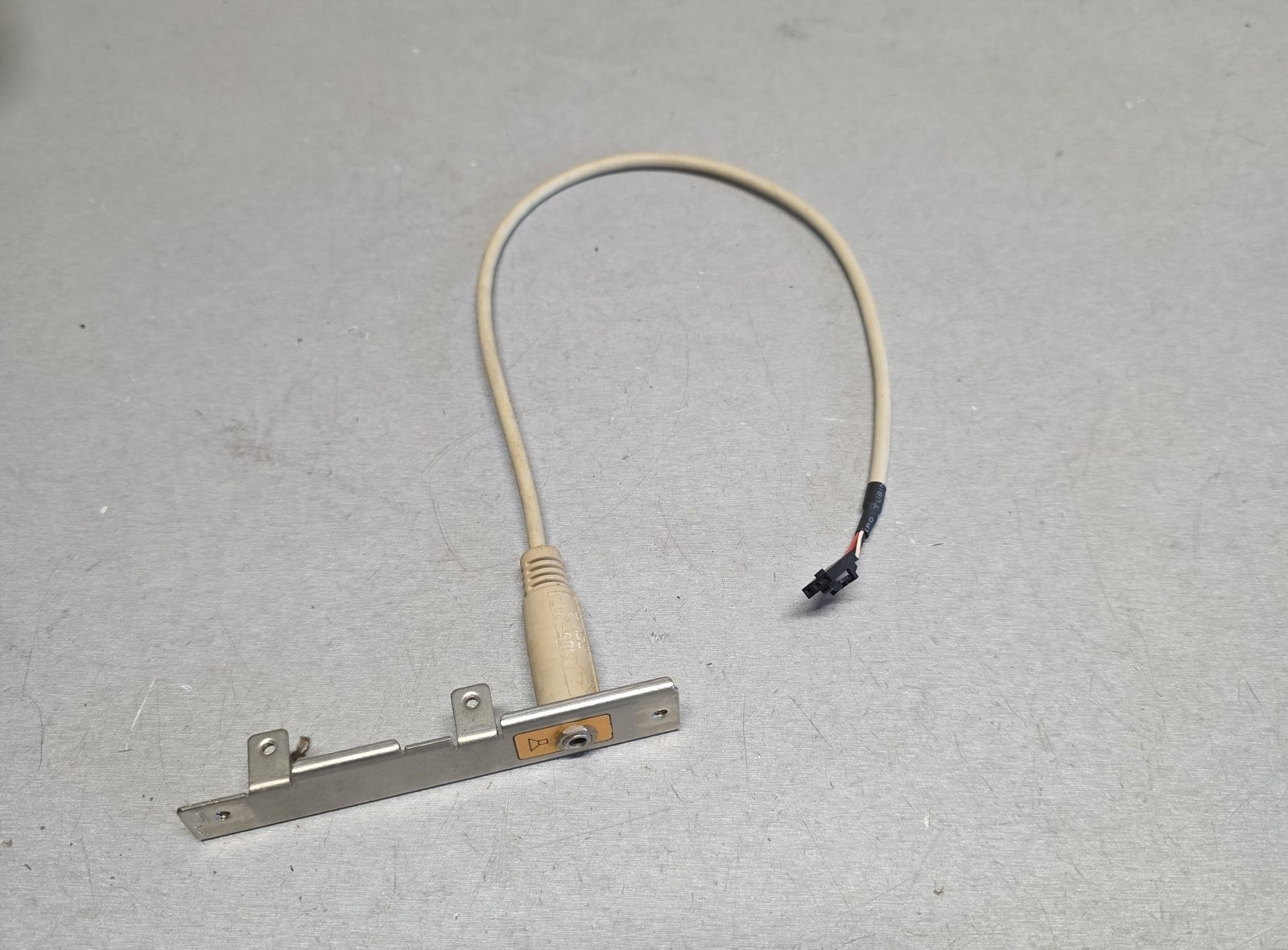 PC Internal Audio Cable 3.5mm Jack Bracket to Motherboard Header Adapter