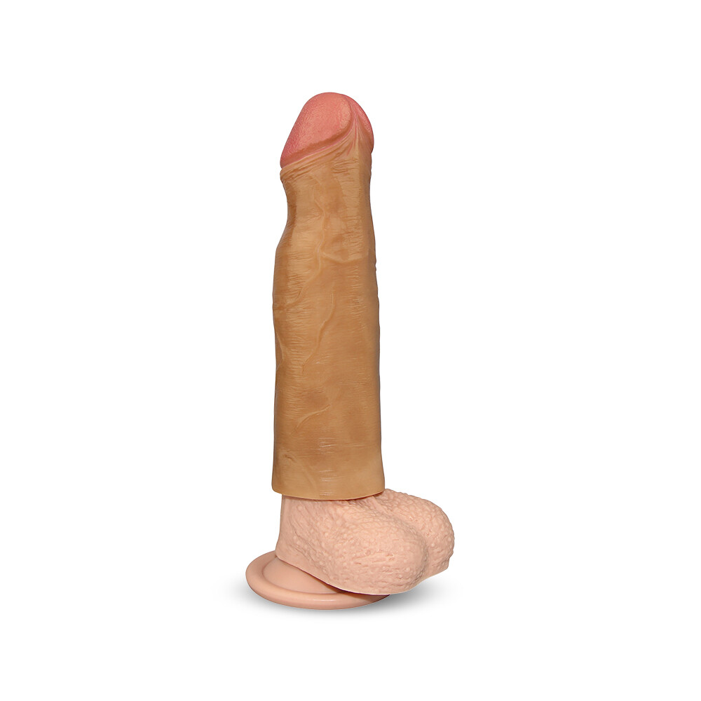 Penis Extender Sleeve Reusable Condom Soft Silicone adds Length & Girth to Penis