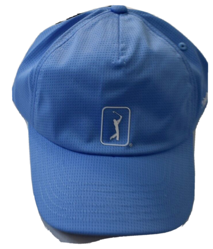 PGA TOUR Mens Airflux Mesh All Aboard Blue Golf Cap Hat New