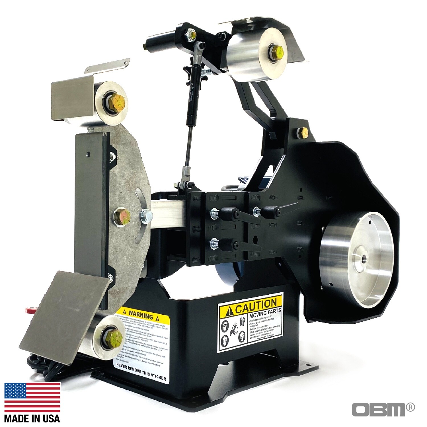Belt Grinder 2X72 DOMINATOR chassis with 1.5hp motor