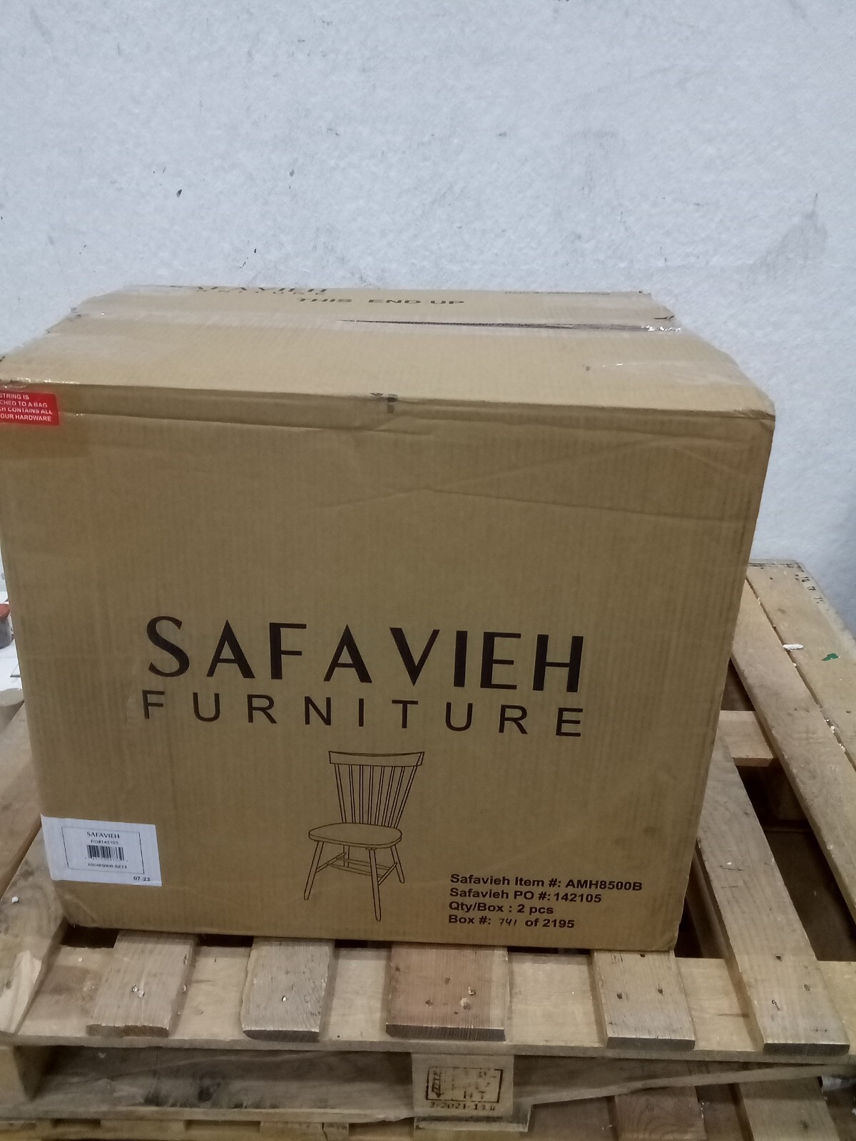 Safavieh PARKER SPINDEL SIDE CHAIR, Reduced Price 2172724317 AMH8500B