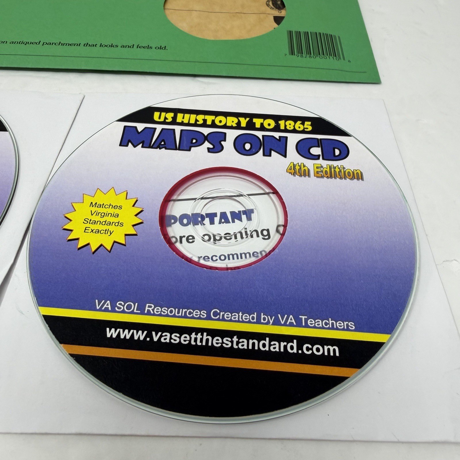 US History Teacher Maps on CD-ROM George Washington Family Tree US To 1865
